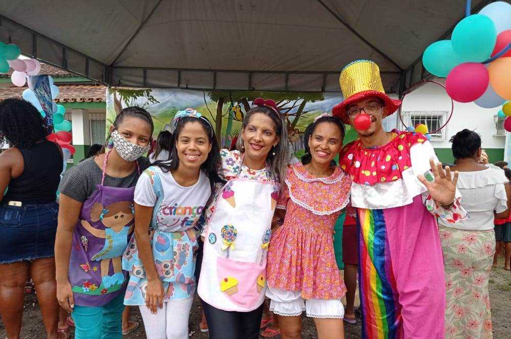 Camacã: PSF Dr. Jaquisson de Deus I leva diversão paras crianças do Bairro Novo de São João do Panelinha